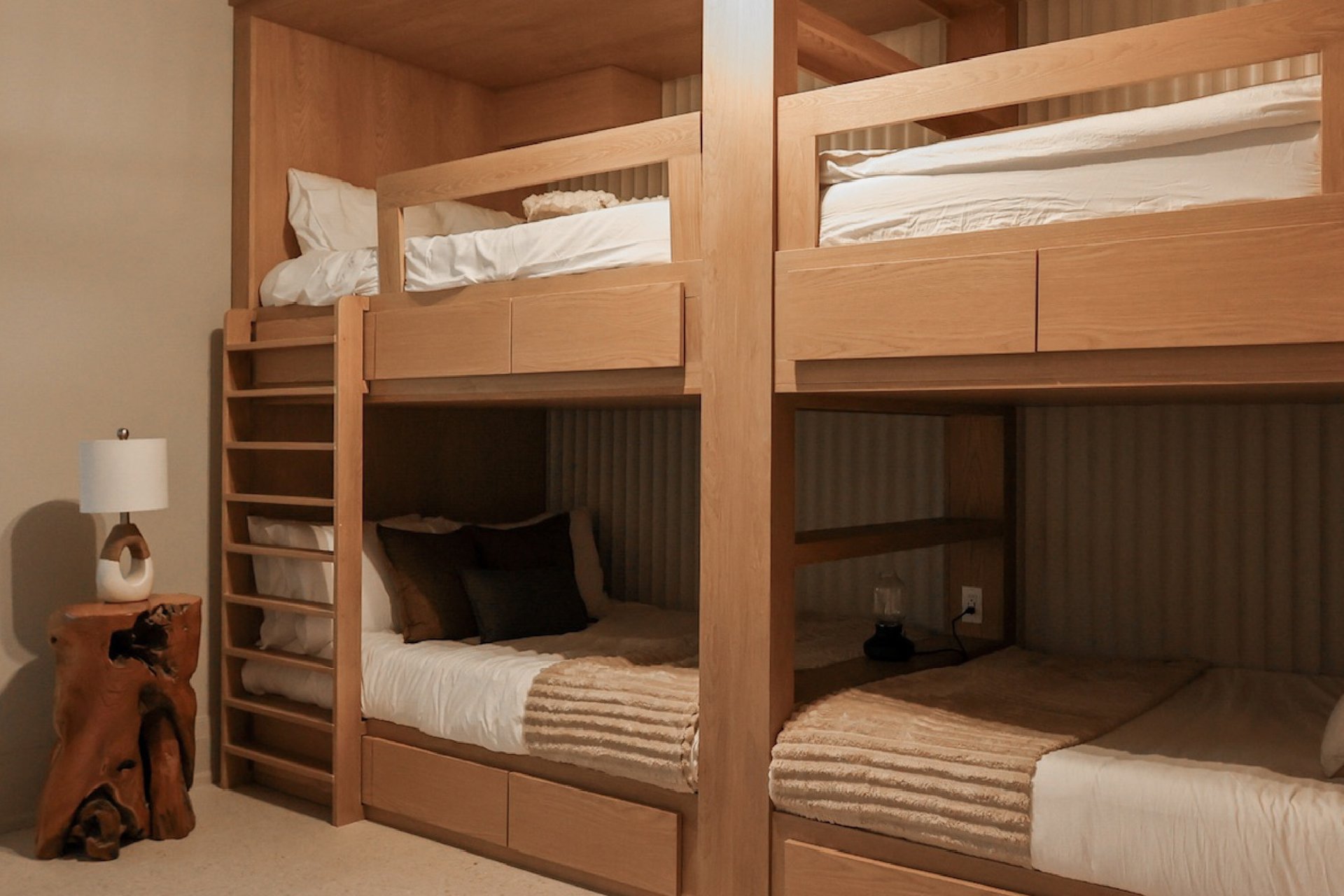 Ironwood Cottage — Interior Detail ( LeftL) Interior detail of Ironwood Cottage custom home on Island Lake